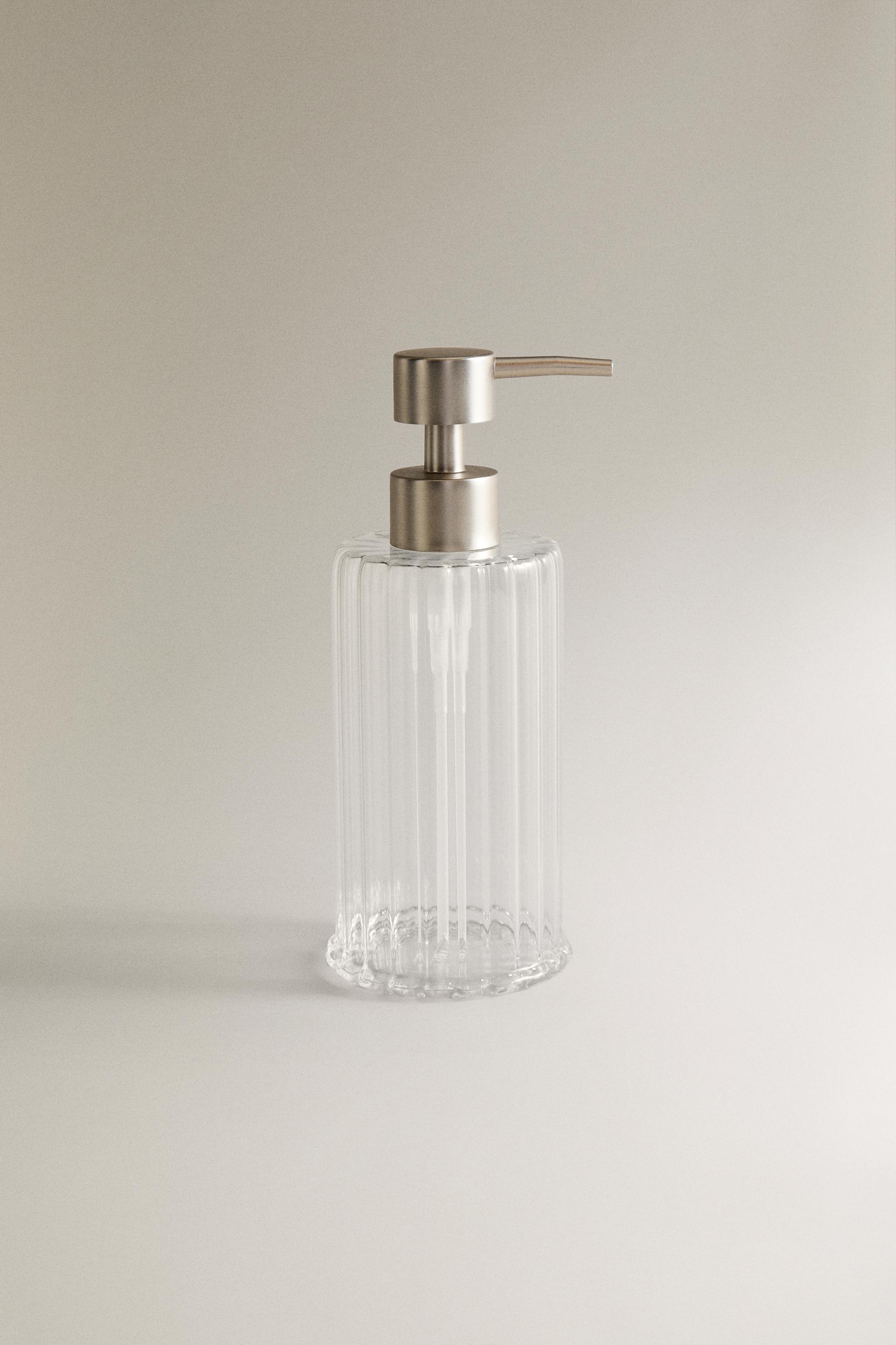 BOROSILICATE GLASS SOAP DISPENSER